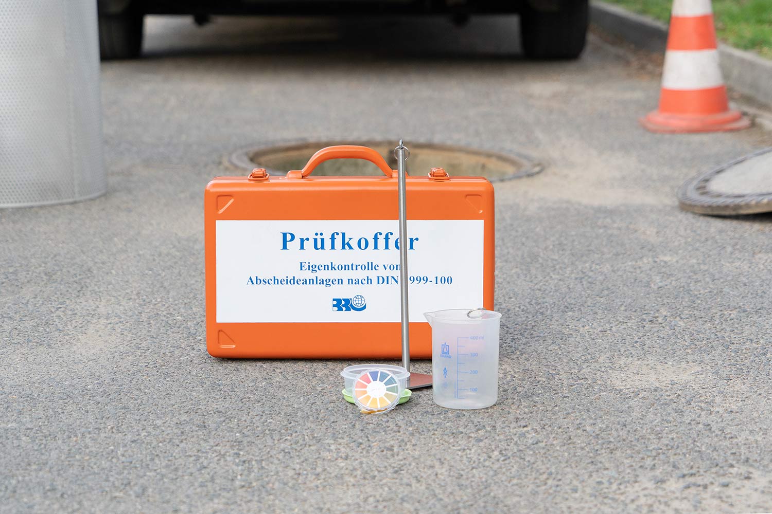 FUCHS UmweltService – Erfolg durch Effizienz Prüfkoffer