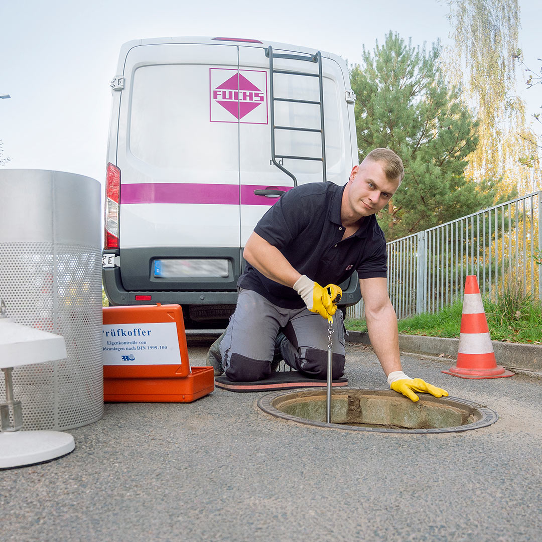 Generalinspektion eines Abscheiders